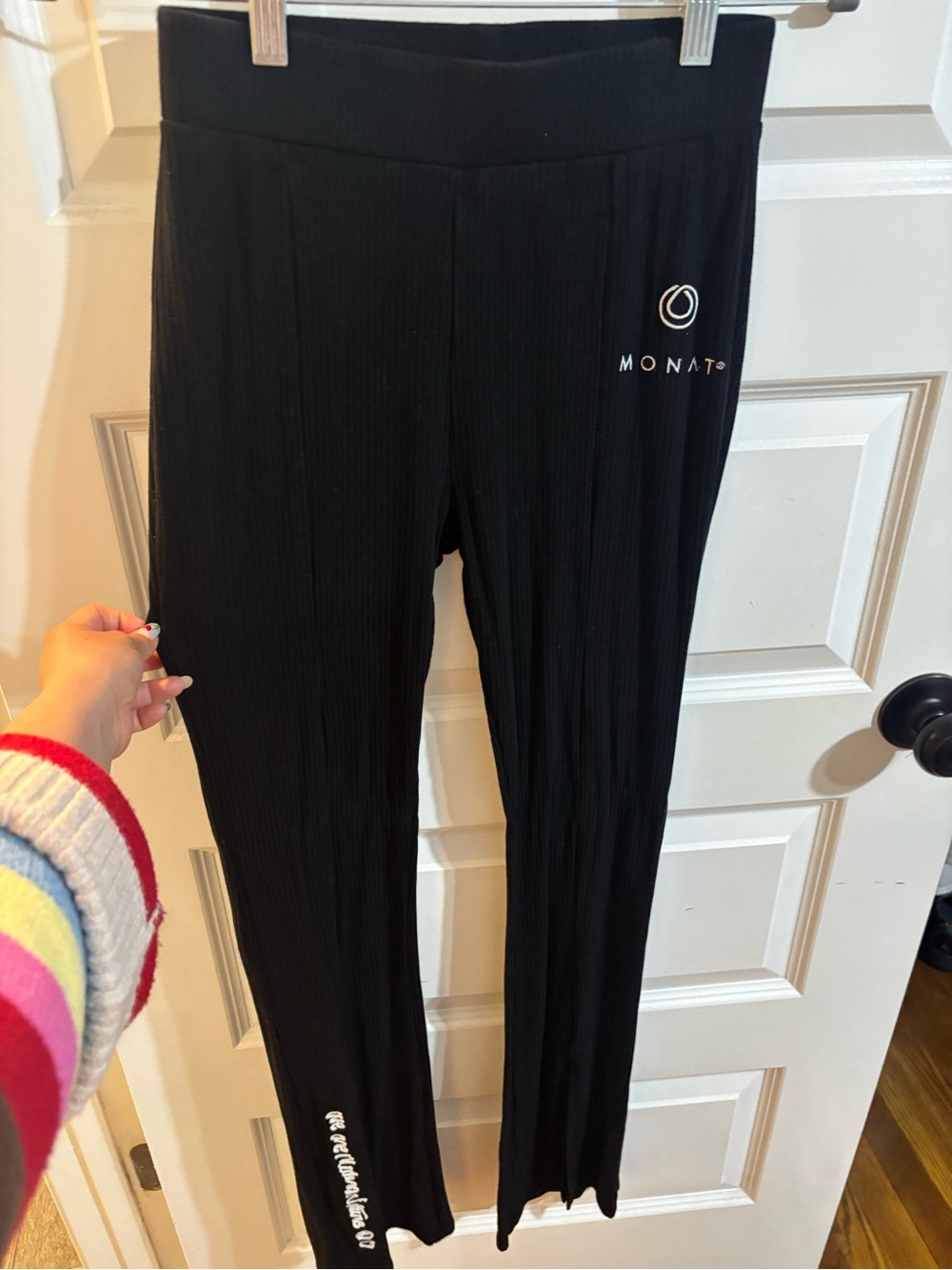 New!! No tags, Black ribbed black pants